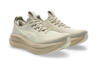 Asics Gel Nimbus 28 " Feather Grey / Cream"