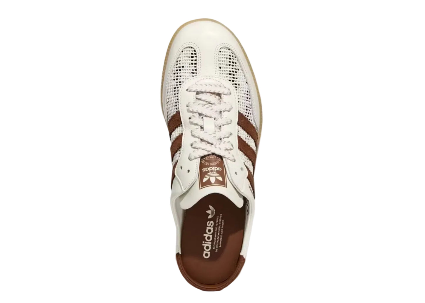 Adidas Samba OG Mule "Off White Brown"