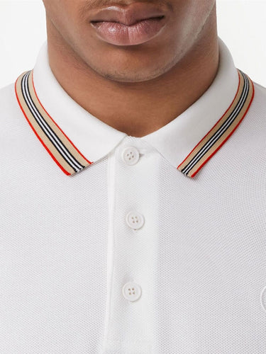 Burberry Icon striped polo shirt White
