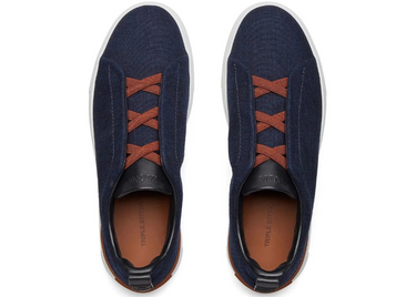 Zegna Triple Stitch Denim "Navy Blue"