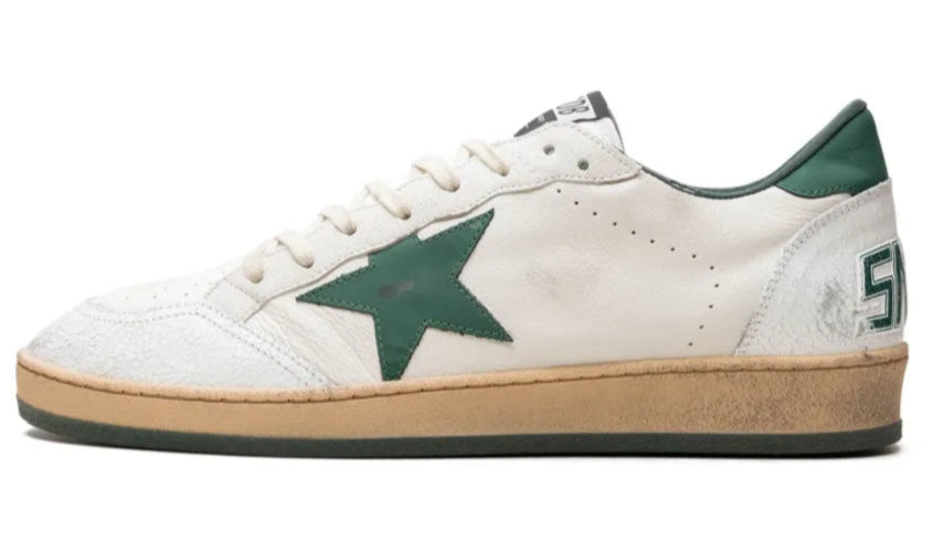 Golden Goose Ballstar "White/Green"