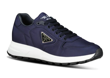 Prada Prax 01 Re-Nylon Leather Sneakers "Navy"