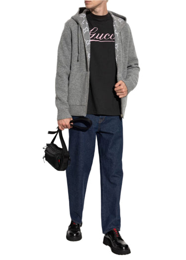 Gucci monogrammed sweatshirt with reversible design