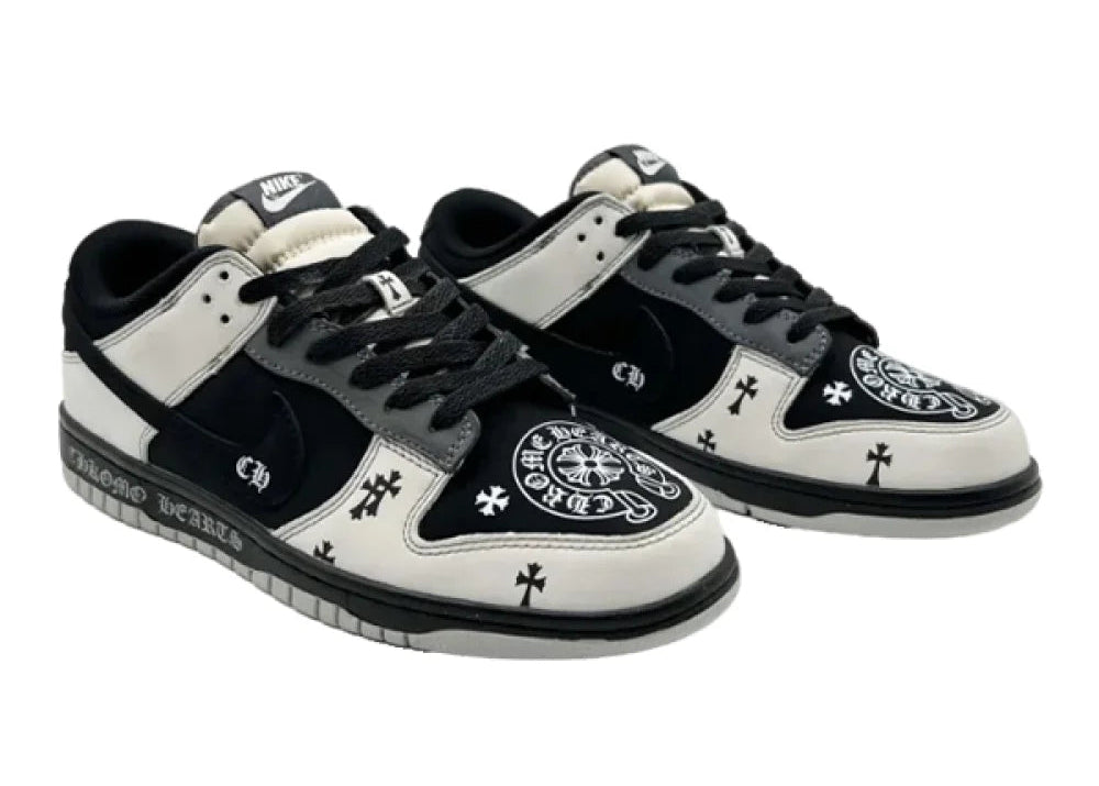 Nike Dunk Low x Record Heart "Black / White"