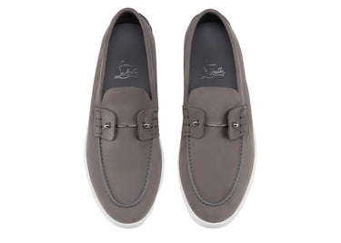 Christian Louboutin Chambeliboat Leather Loafers "Grey"