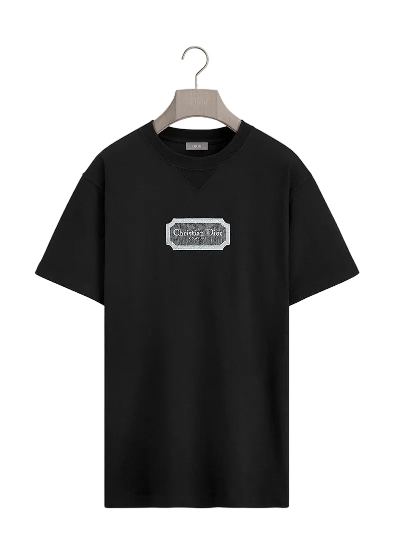 Dior Couture Cotton T-shirt "Black"