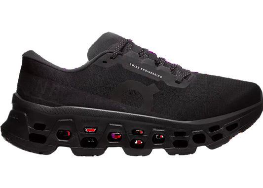 On Cloudmonster 3 "Black"