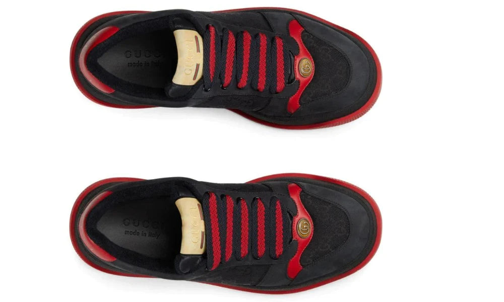 Gucci Screener GG Supreme sneakers 'Black Red'