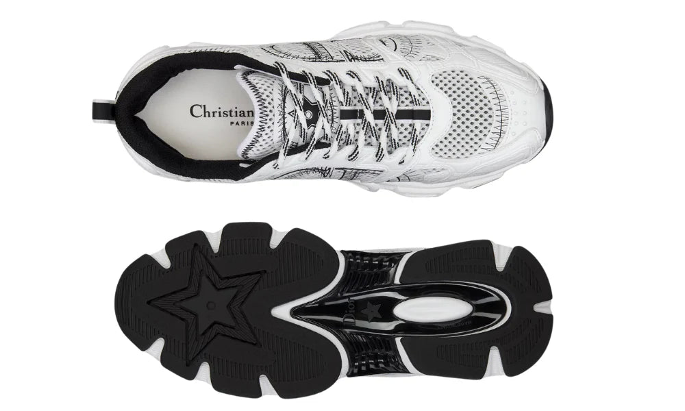 Dior Chrono Sneaker " White and Black "