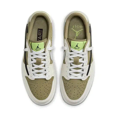 AIR JORDAN 1 RETRO LOW GOLF TRAVIS SCOTT NEUTRAL OLIVE