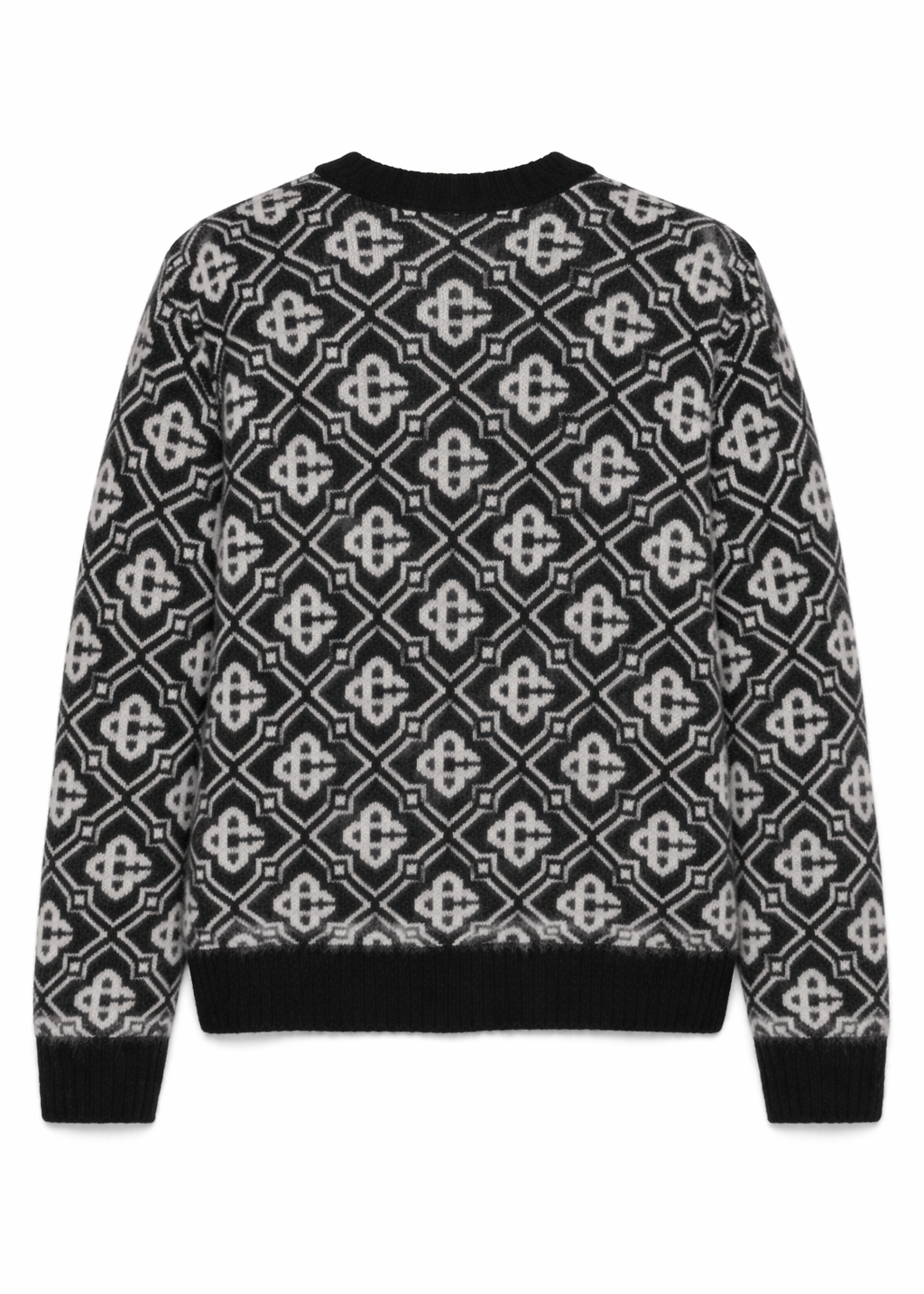 Casablanca Mohair Monogram Jumper "Black"