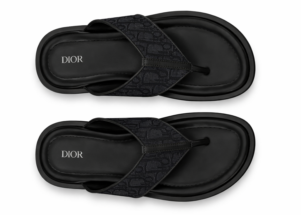 Dior Alias Thong Sandal "Black"