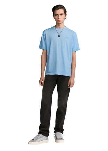 Christian Dior Couture T-Shirt Blue Virgin Wool Jersey