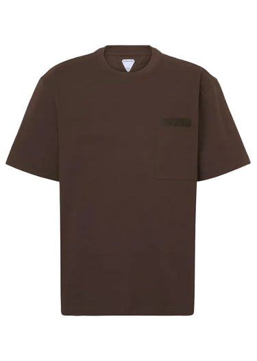 Bottega Veneta Suede-trimmed Cotton T-shirt