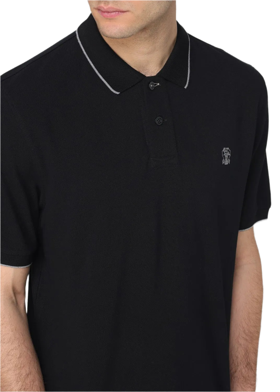 Brunello Cucinelli Polo shirt men Black