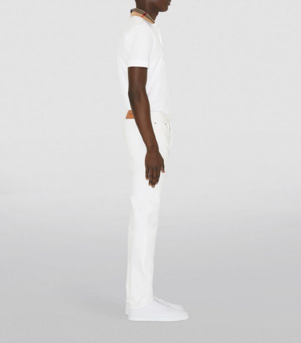 BURBERRY Check Polo Shirt