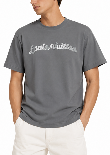 Louis Vuitton Gradient Signature T-Shirt "Petrole"