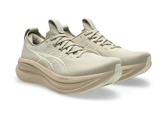 Asics Gel Nimbus 28 " Feather Grey / Cream"
