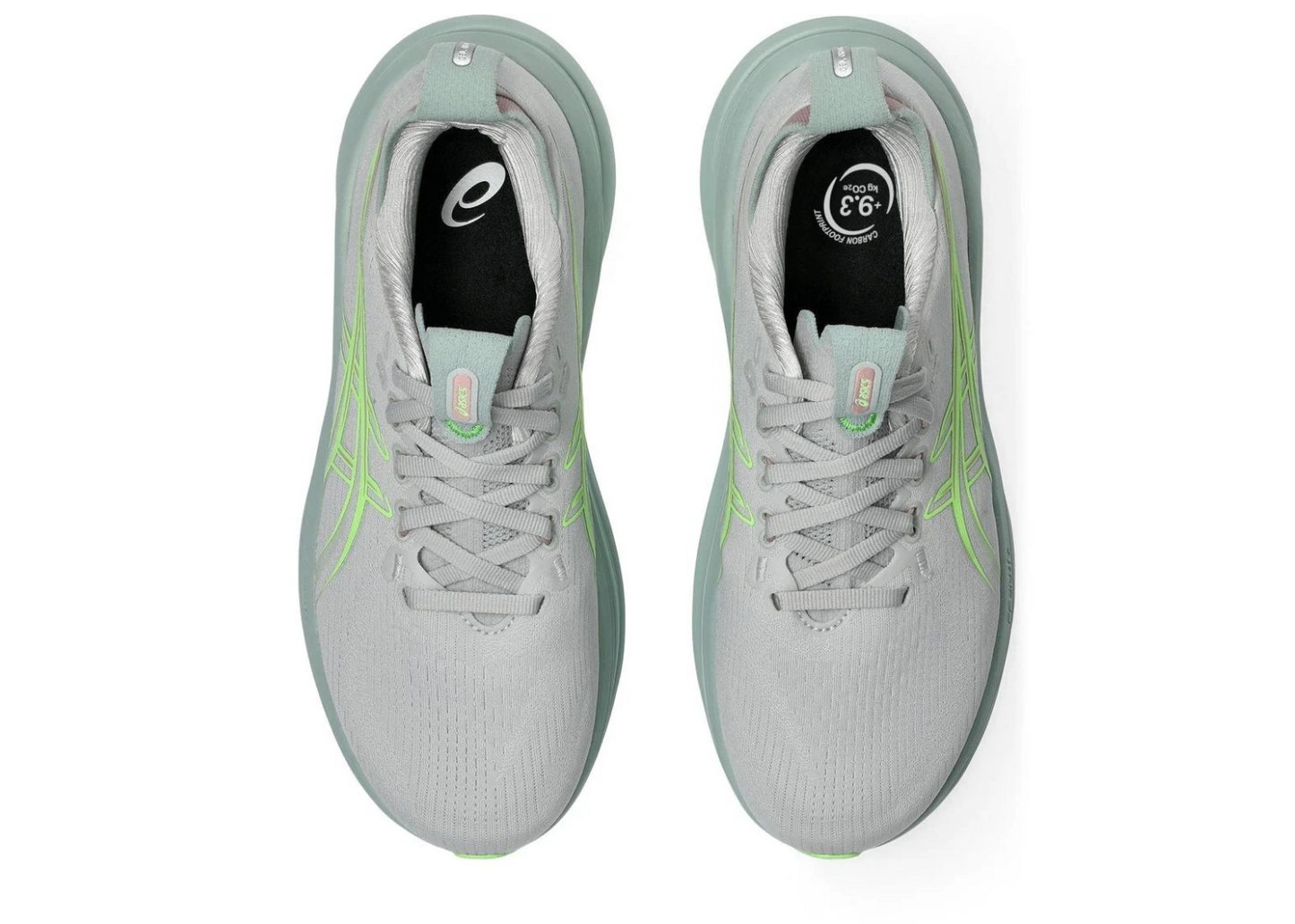 Asics Gel Nimbus 28 "Cloud Grey / Illuminate Green"