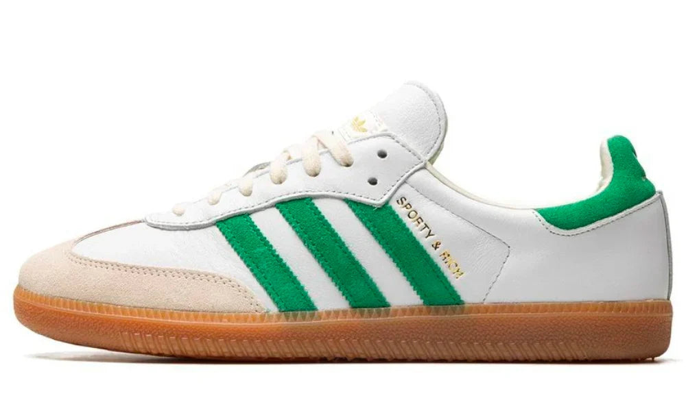 Sporty & Rich x Adidas Samba OG 'White Green'