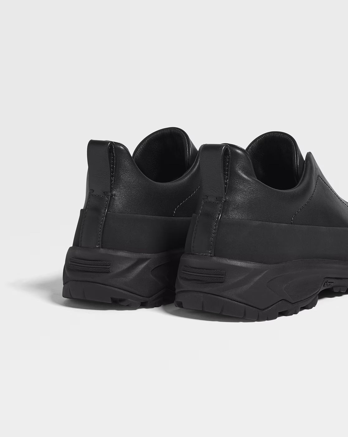 ZEGNA Triple Stitch Monte Sneakers "Black"