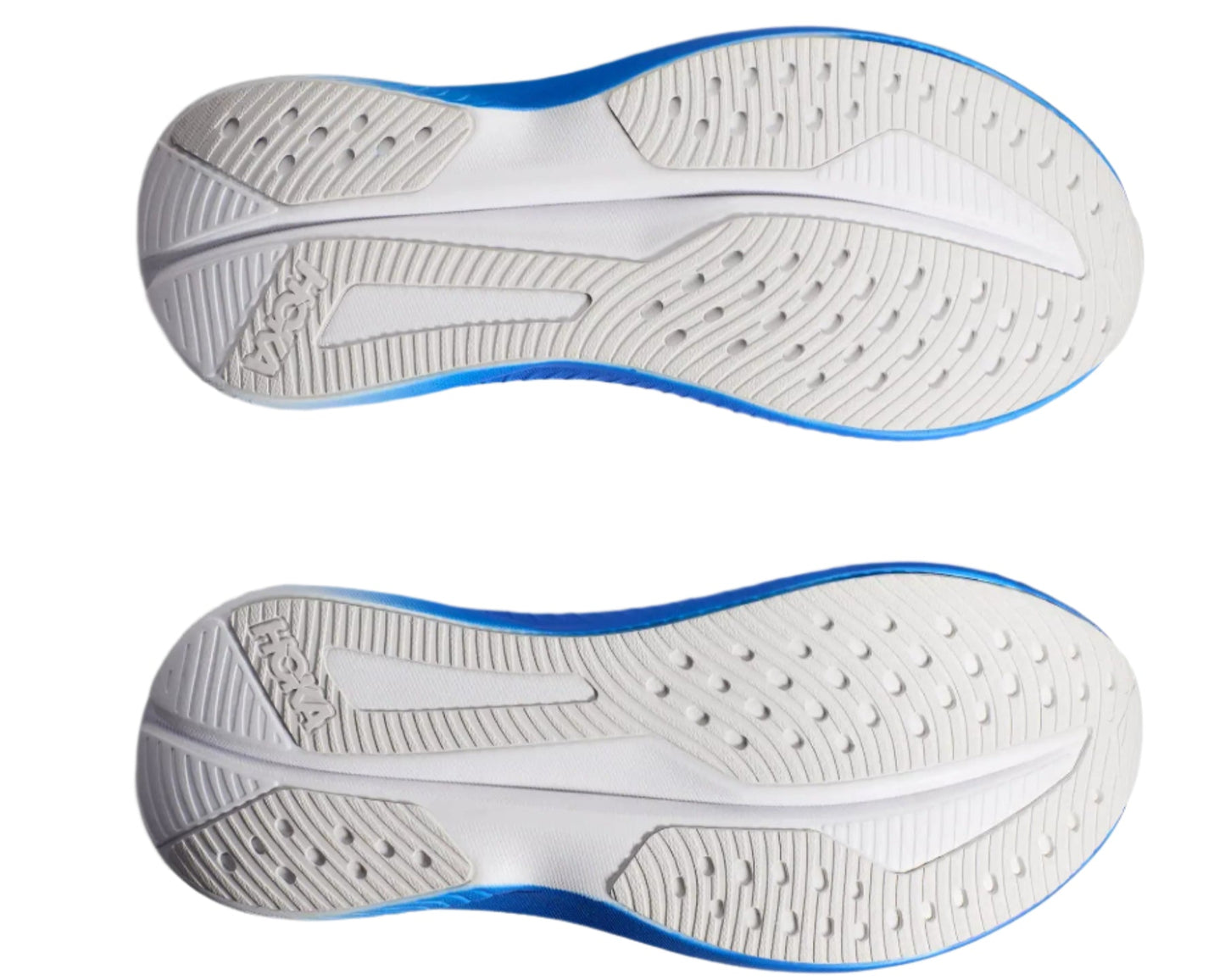 HOKA MACH 6  white / virtual blue