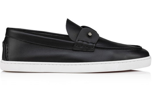 Christian Louboutin Chambeliboat Leather Loafers "Black"