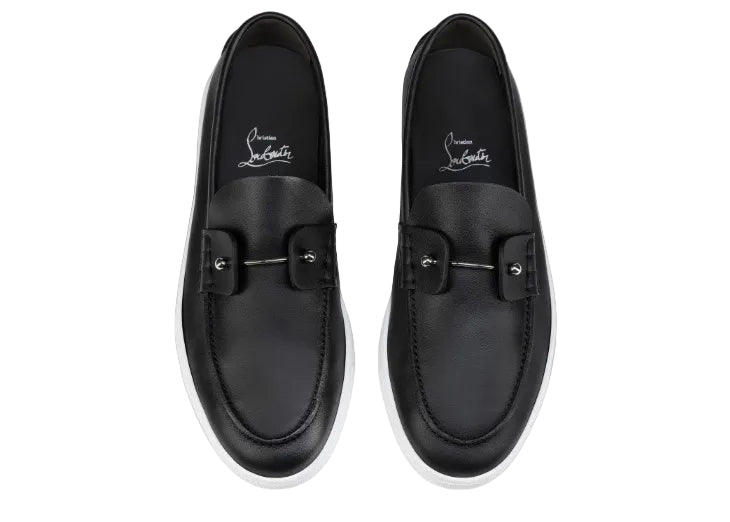 Christian Louboutin Chambeliboat Leather Loafers "Black"