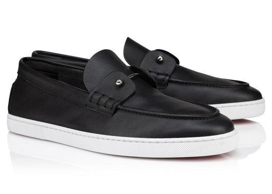 Christian Louboutin Chambeliboat Leather Loafers "Black"