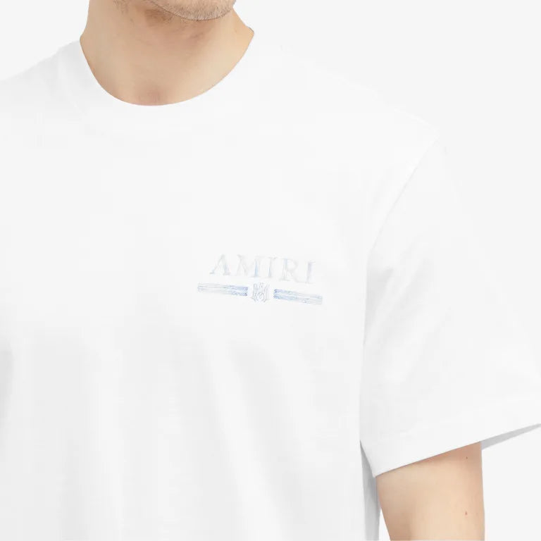 AMIRI Watercolour Bar T-Shirt in White