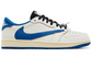 Fragment Design x Travis Scott x Air Jordan 1 Retro Low OG SP 'Sail Military Blue'