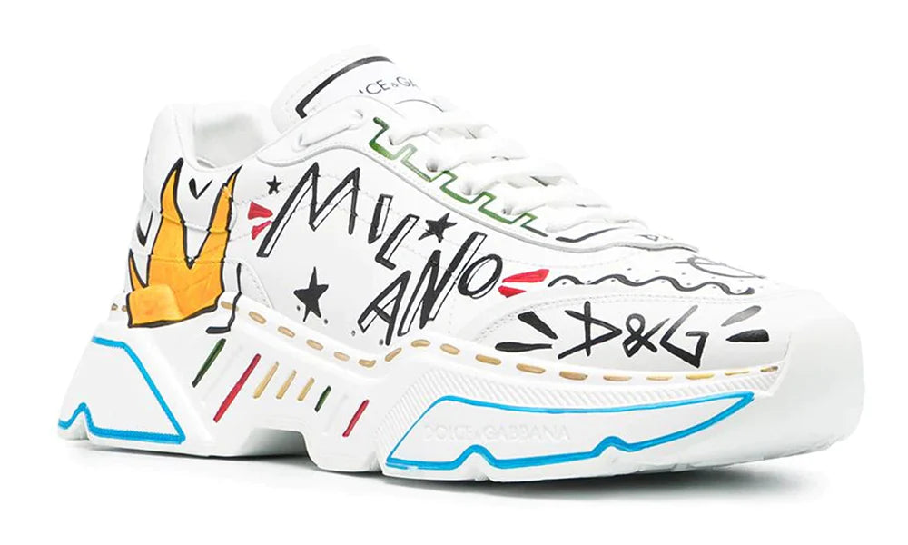 Dolce & Gabbana hand-painted Daymaster sneakers