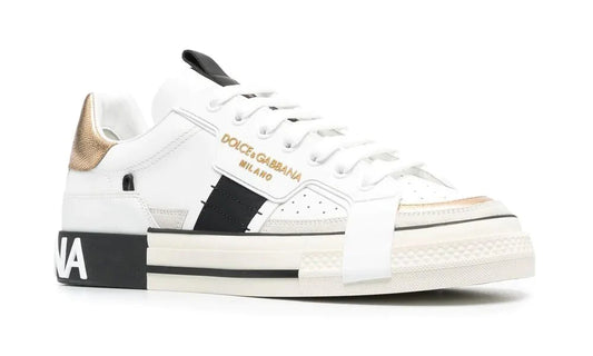 Dolce & Gabbana Portofino Logo-Embossed Sneakers