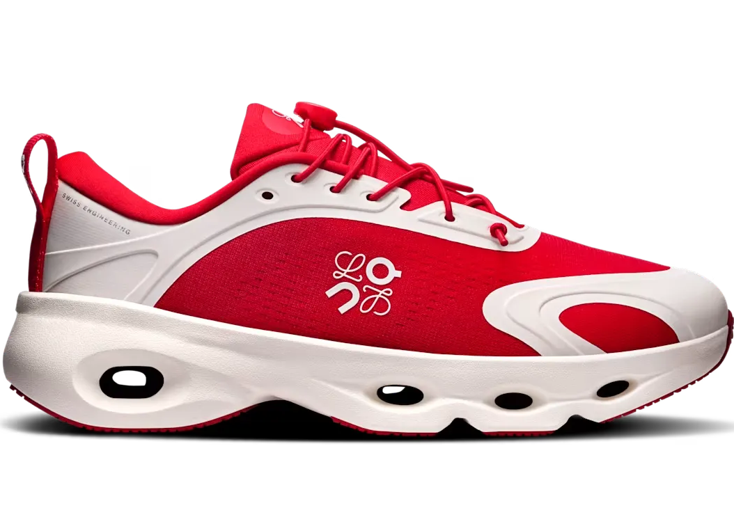 Loewe x On Running Cloudsolo "Red / Eggshell"