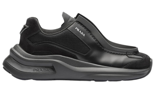 Prada Systeme brushed leather 'Black'