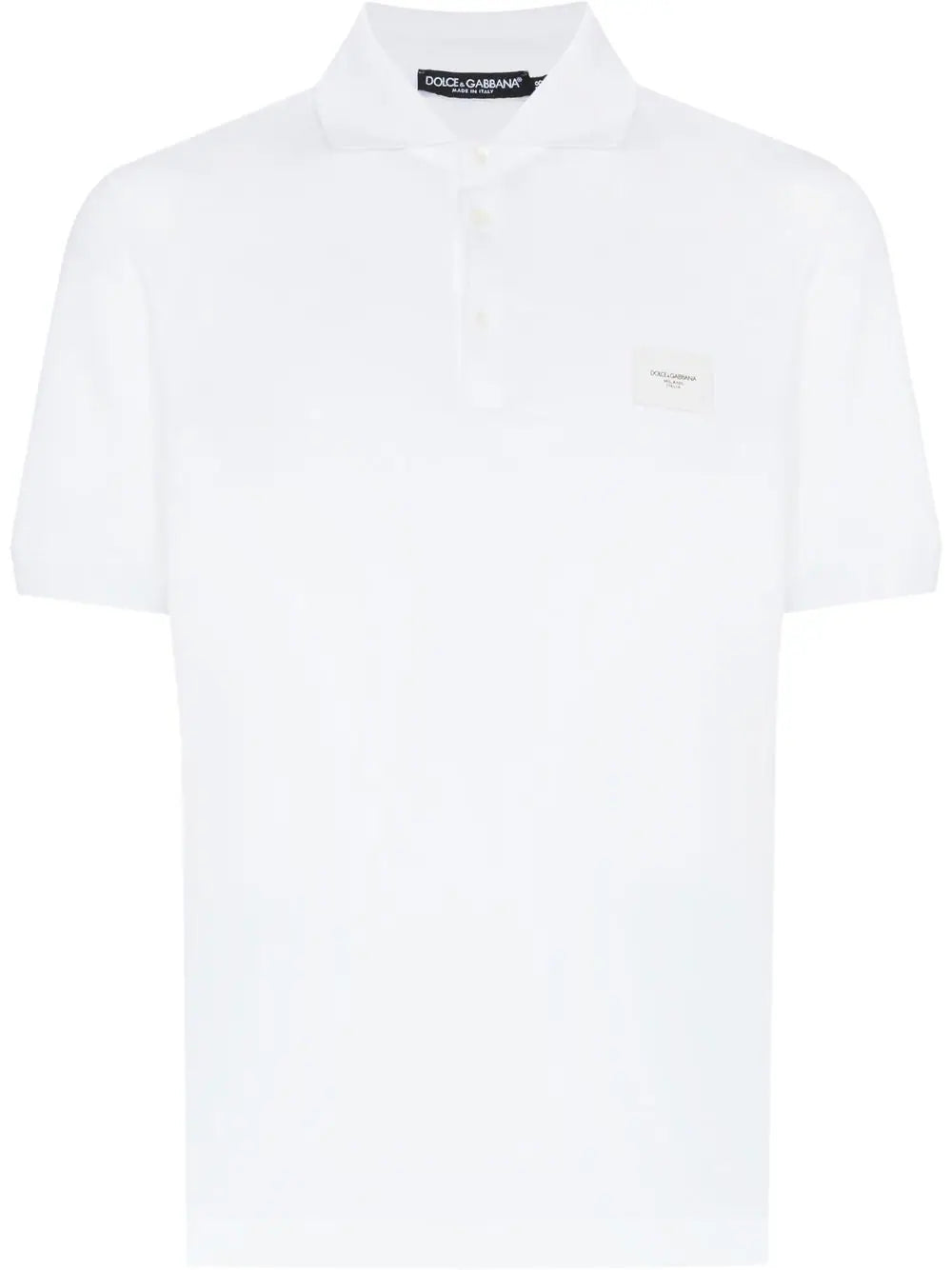 Dolce & Gabbana logo plaque polo shirt