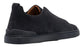 ZEGNA PEWTER GREY SUEDE TRIPLE STITCH SNEAKERS