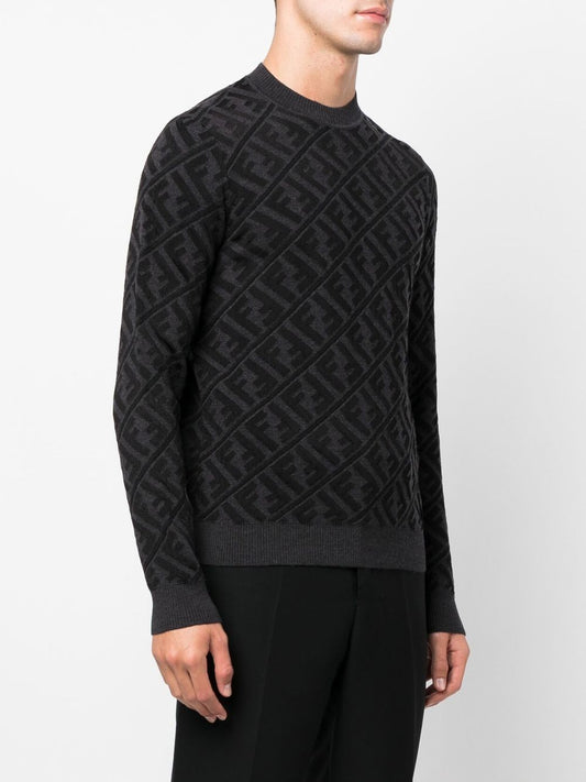 FENDI FF monogram-pattern jumper