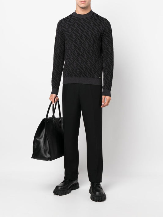 FENDI FF monogram-pattern jumper