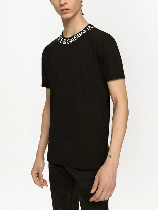Dolce & Gabbana logo-print neckline T-shirt