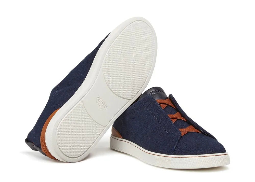 Zegna Triple Stitch Denim "Navy Blue"