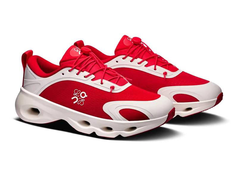 Loewe x On Running Cloudsolo "Red / Eggshell"