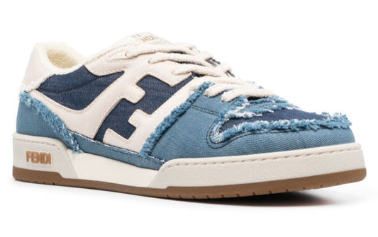 Fendi Match Denim Sneakers