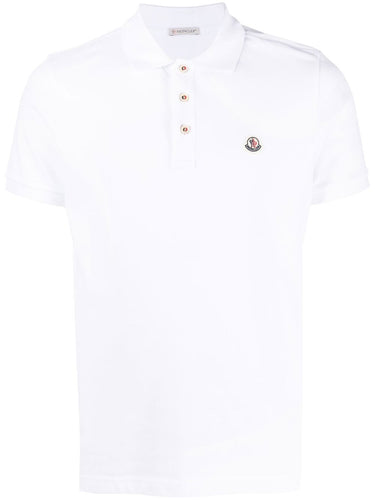 Moncler logo-patch polo shirt