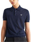 Prada Superfine wool polo shirt Navy Blue