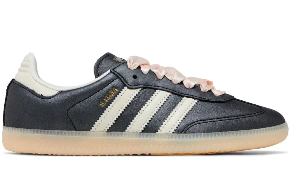 Adidas Samba 'Black Wonder Quartz Ribbon Laces'