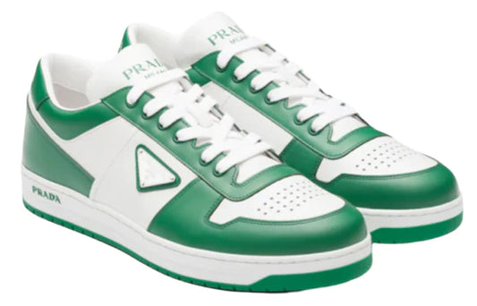 PRADA Downtown leather sneakers