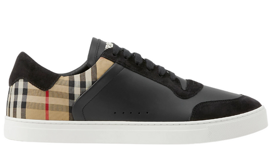 Burberry Check Panelled Sneakers ‘Black’