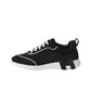 HERMES Bouncing Casual Shoes Men Low-Top Black White