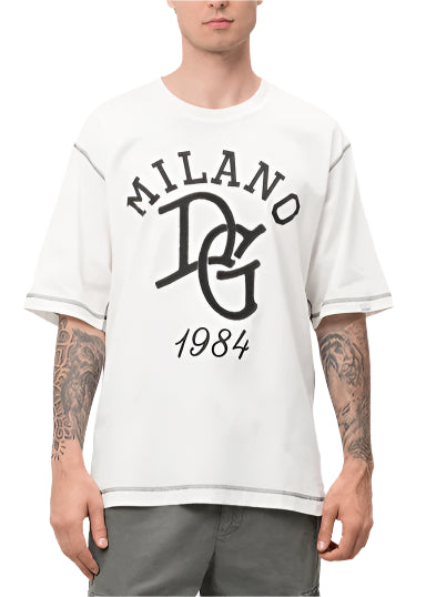 DOLCE & GABBANA T-shirt with DG logo embroidery